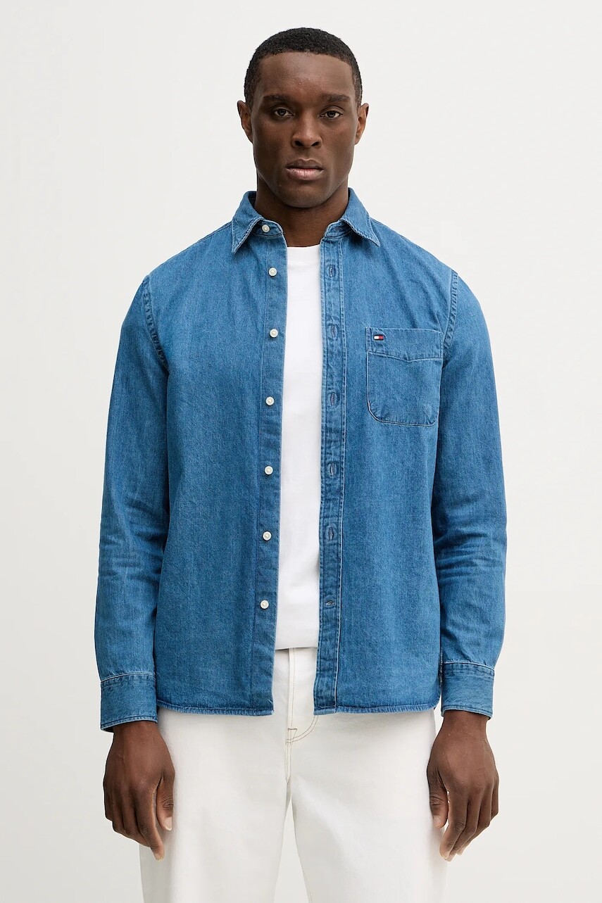 Bavlnená rifľová košeľa Tommy Hilfiger