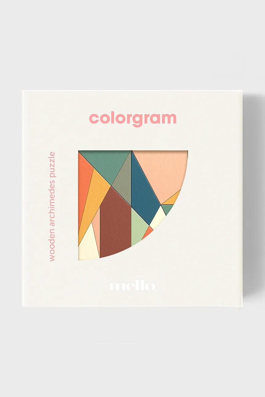 Drevené puzzle Luckies of London Colorgram 14 x 19 cm