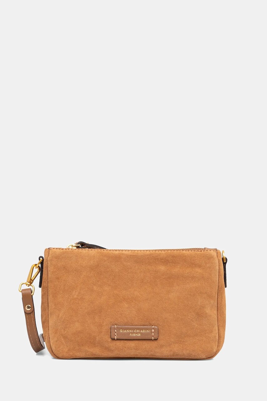 Semišová kabelka Gianni Chiarini NORA POUCH