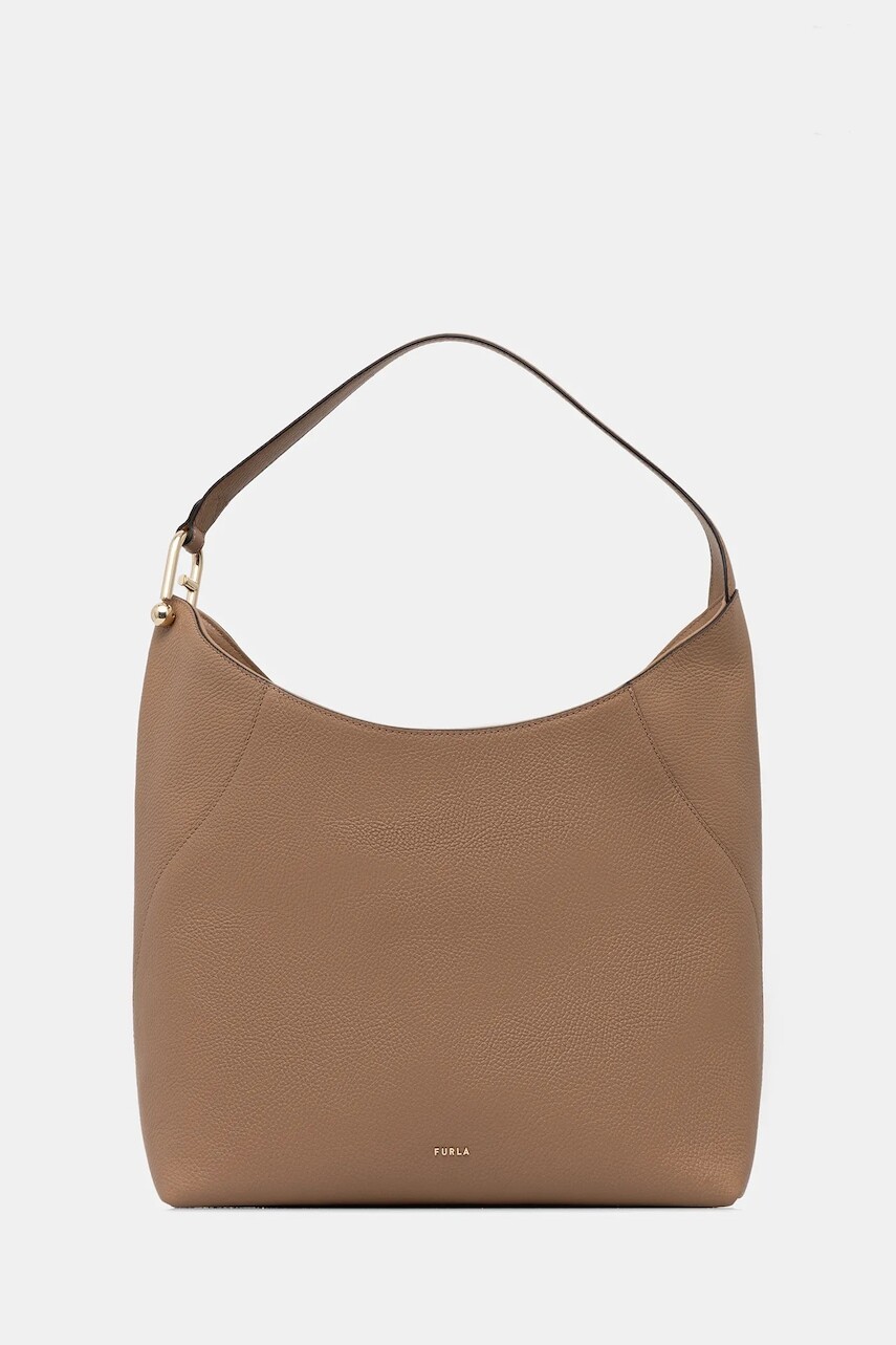 Kožená kabelka Furla Lara L Hobo