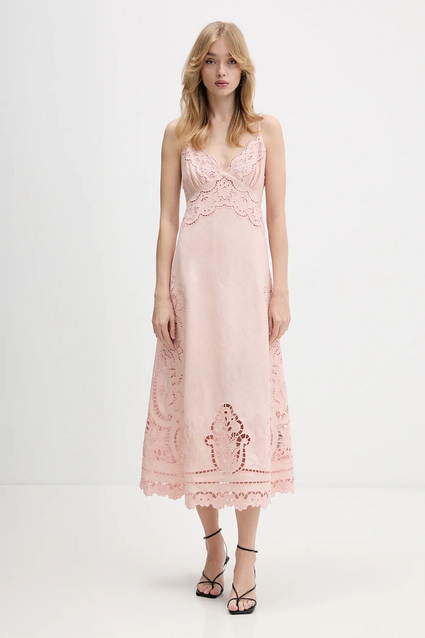 Ľanové šaty Farm Rio