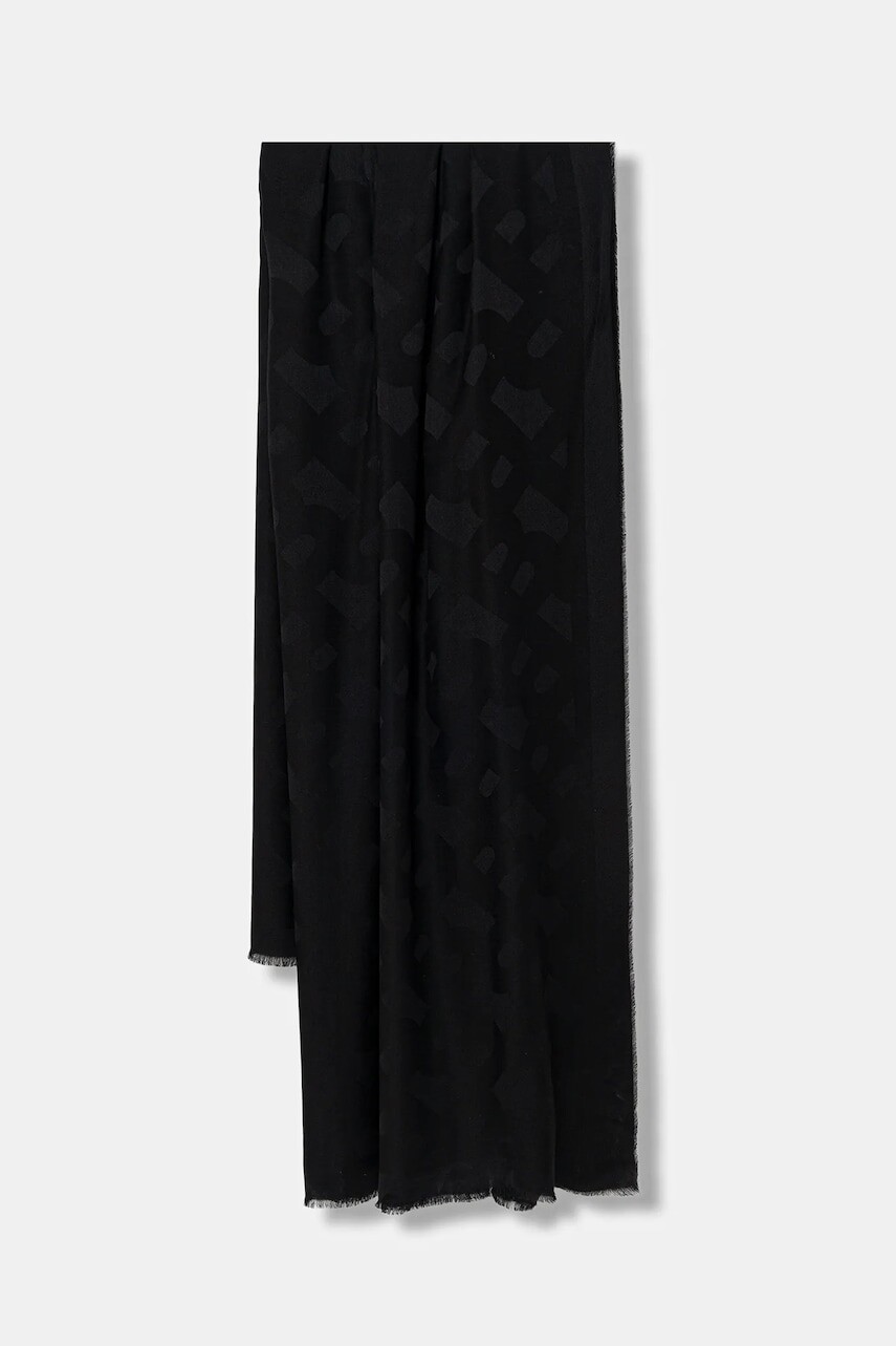 Šál s prímesou vlny BOSS Monyque