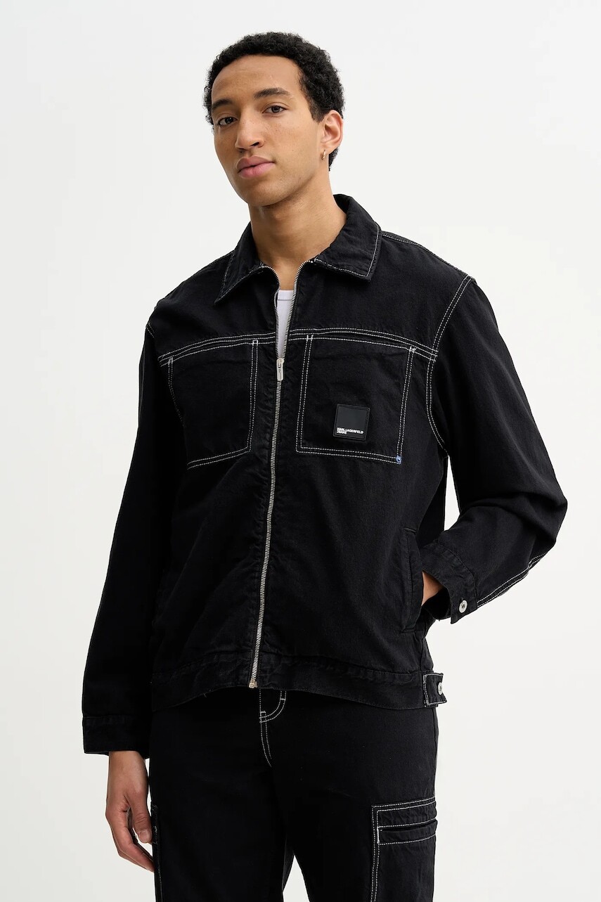 Rifľová bunda Karl Lagerfeld Jeans