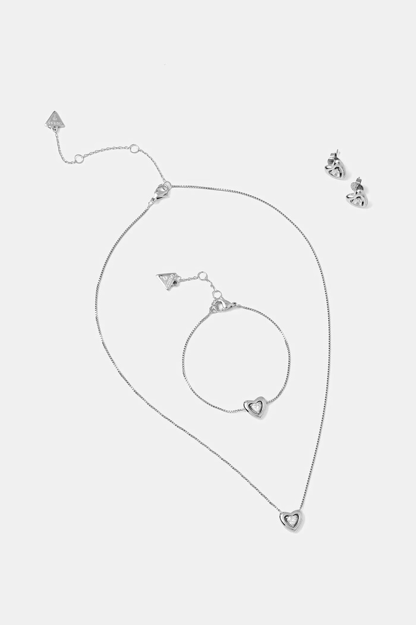 Náhrdelník, náramok a náušnice Guess BELOVED