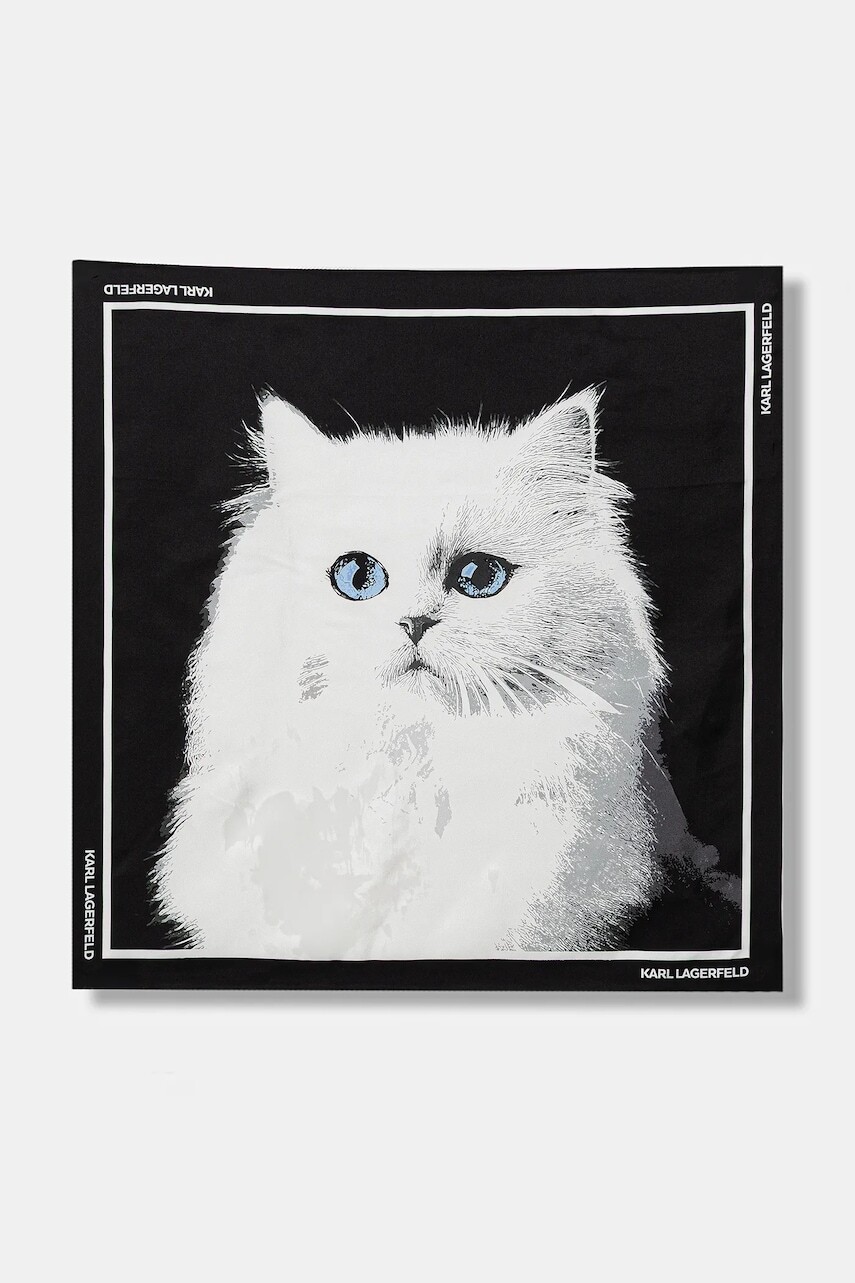 Hodvábna šatka Karl Lagerfeld IKON