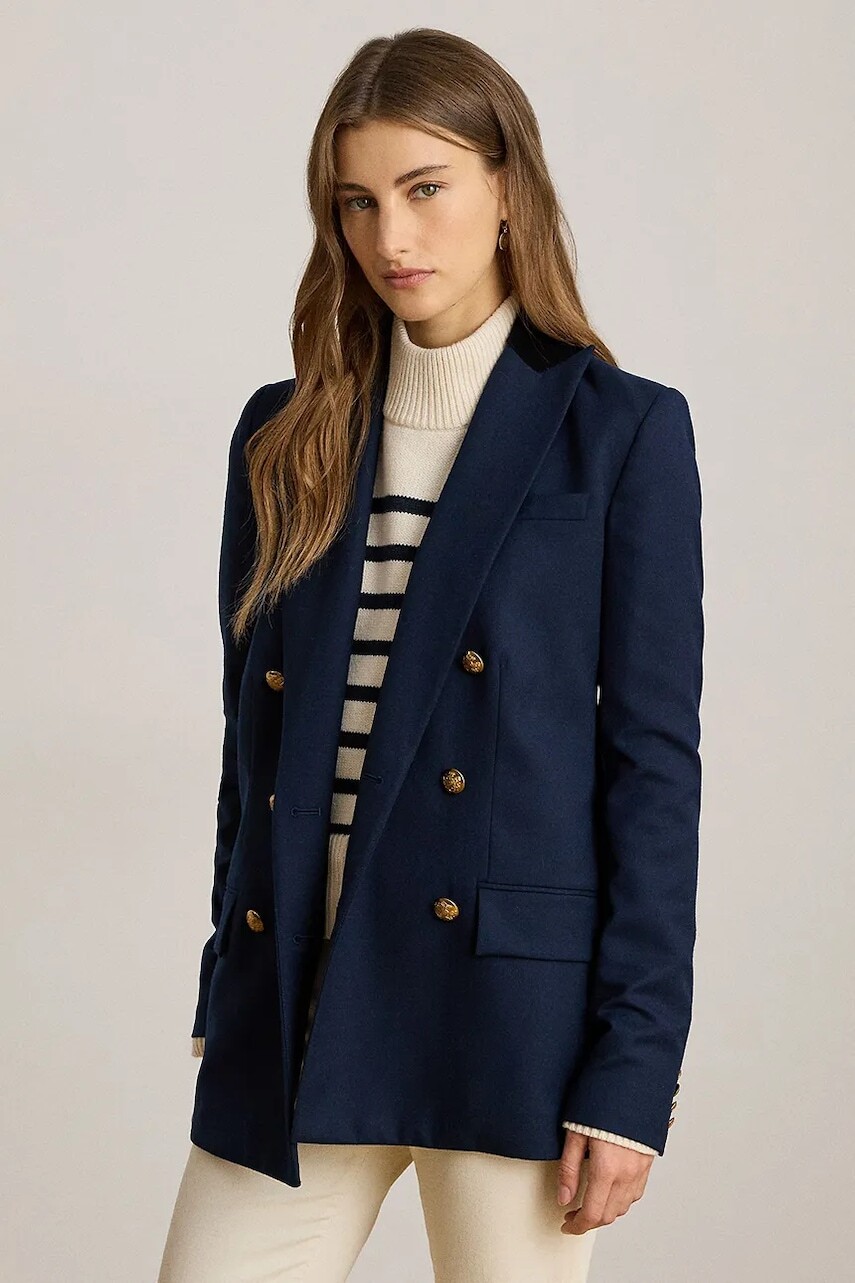 Vlnené sako Lauren Ralph Lauren