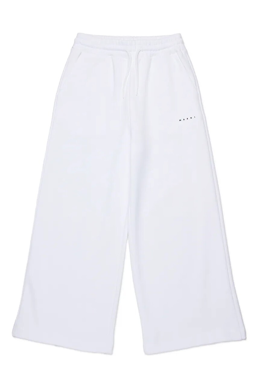 Detské bavlnené tepláky Marni MP190F TROUSERS