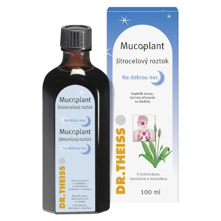MUCOPLANT Skorocelový roztok Na dobrú noc 100 ml