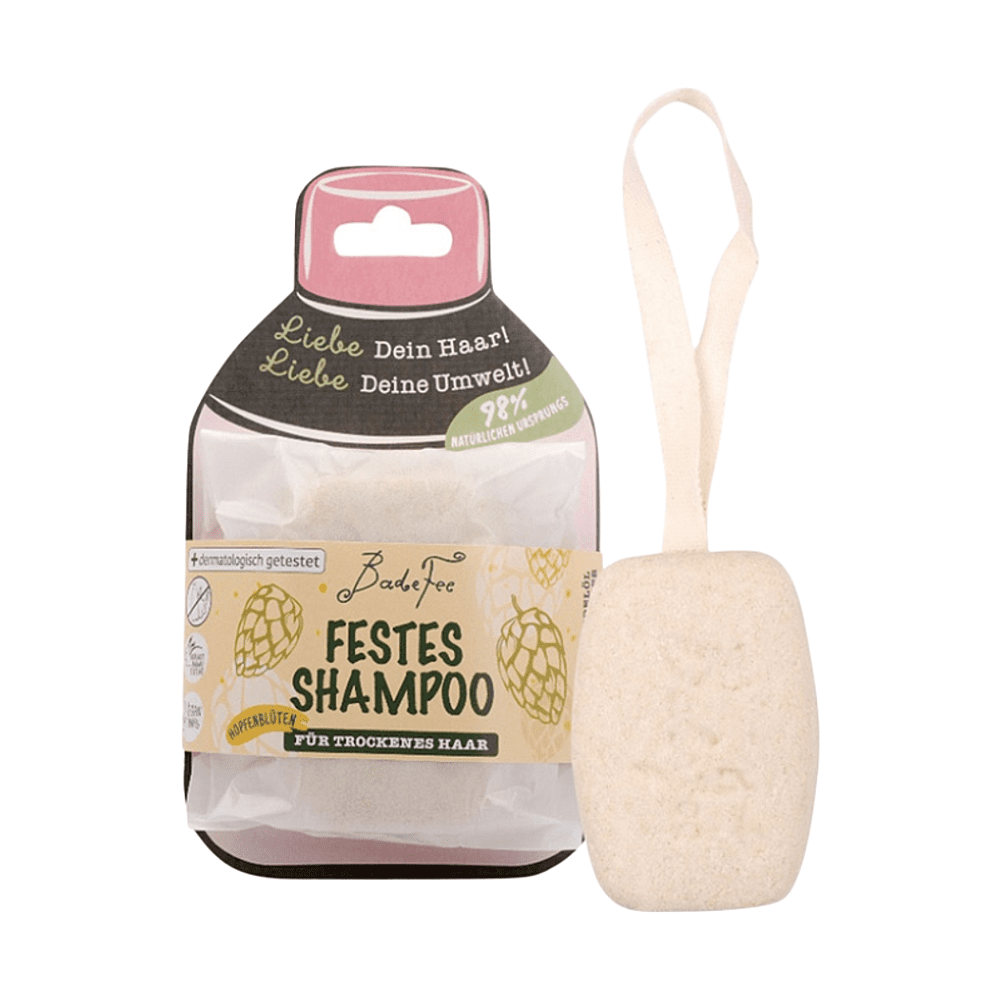 BADEFEE Tuhý šampón Hop Blossoms 80 g