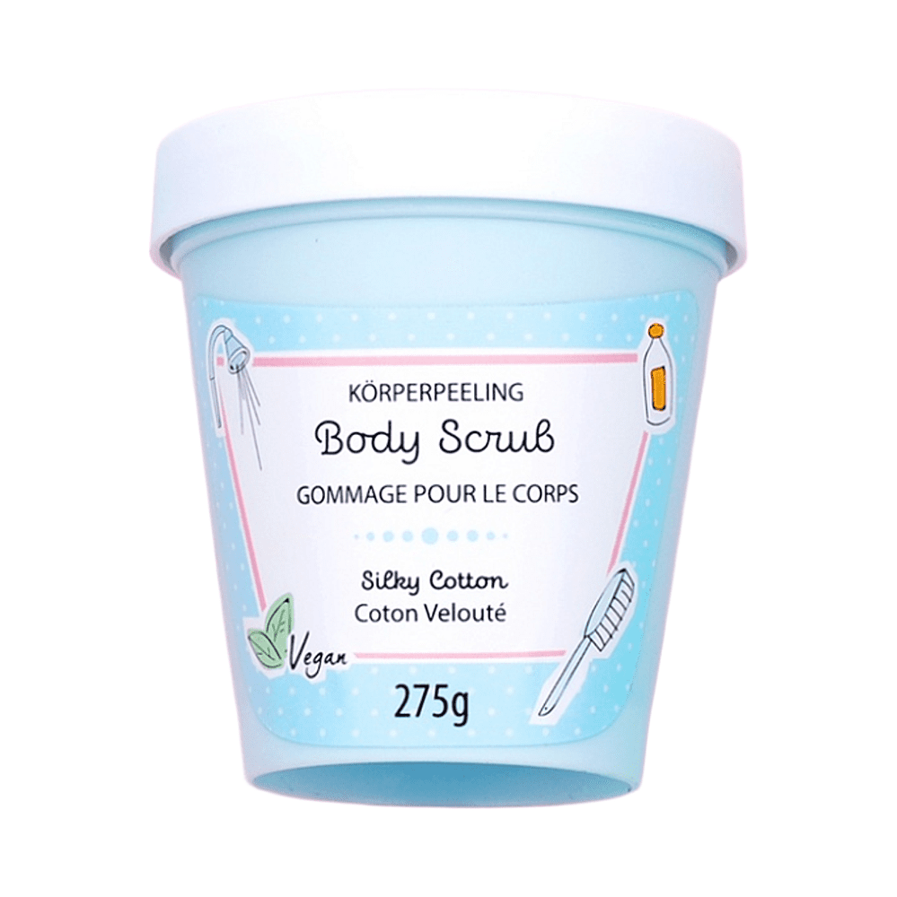 BADEFEE Telový peeling Silky Cotton 275 g