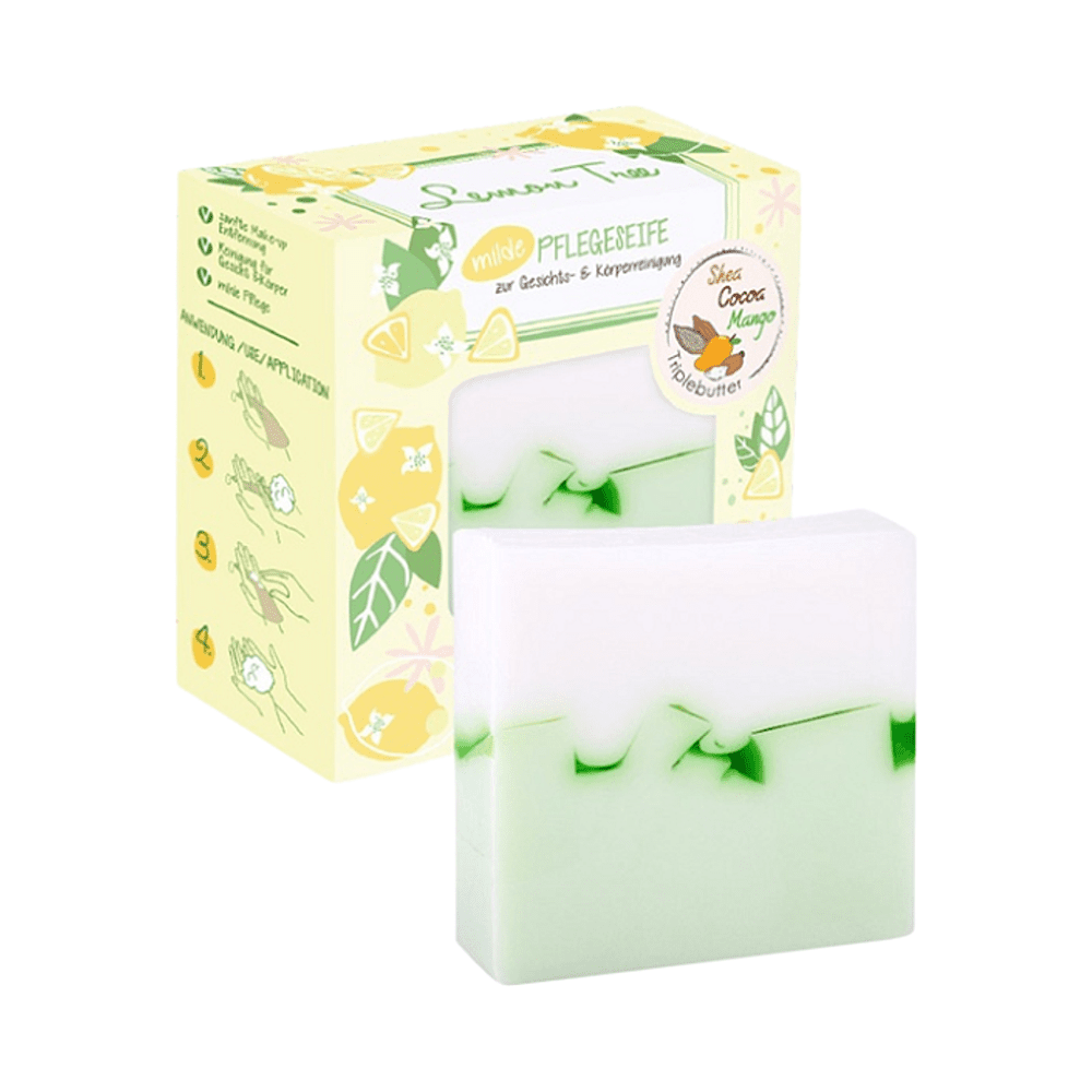 BADEFEE Tuhé mydlo Lemon Tree 100 g