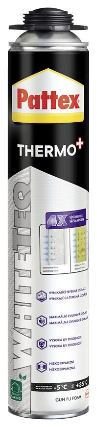 PATTEX WHITETEQ - pištoľová pena, 750ml