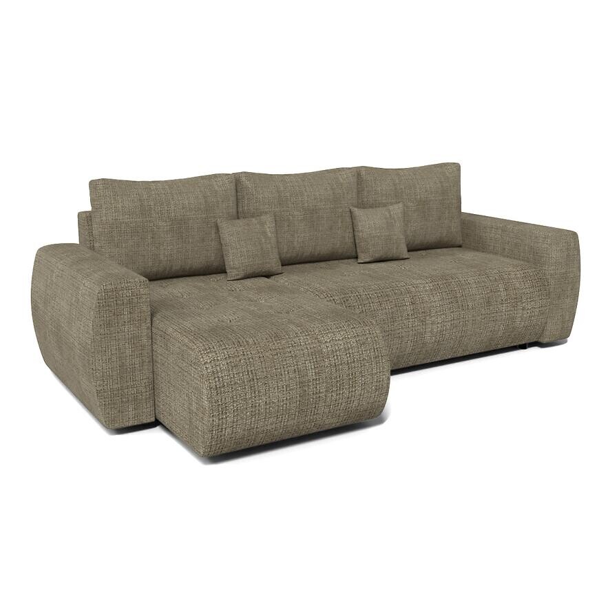 Rohová sedacia súprava Ivo Majorka 5 hnedá