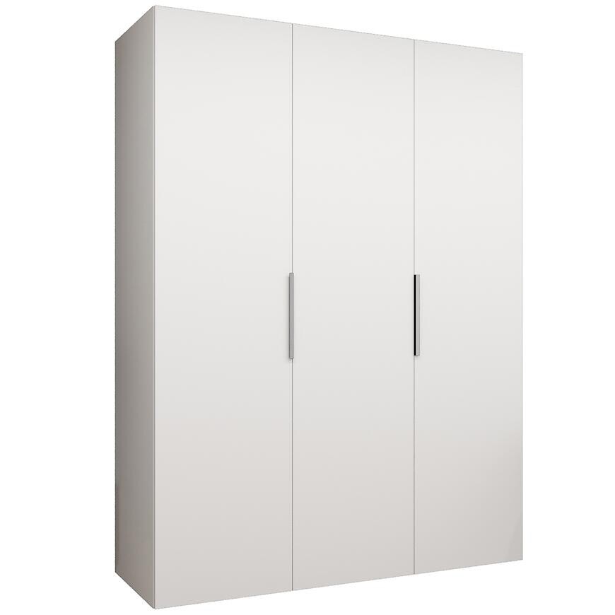 Skriňa Marbella I 150 biela/strieborný