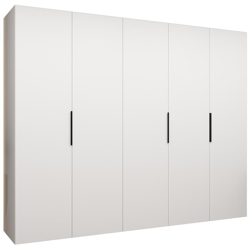 Skriňa Marbella I 250 biela/čierna