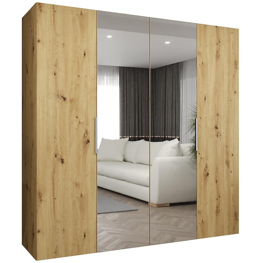 Skriňa Marbella II 200 artisan strieborný