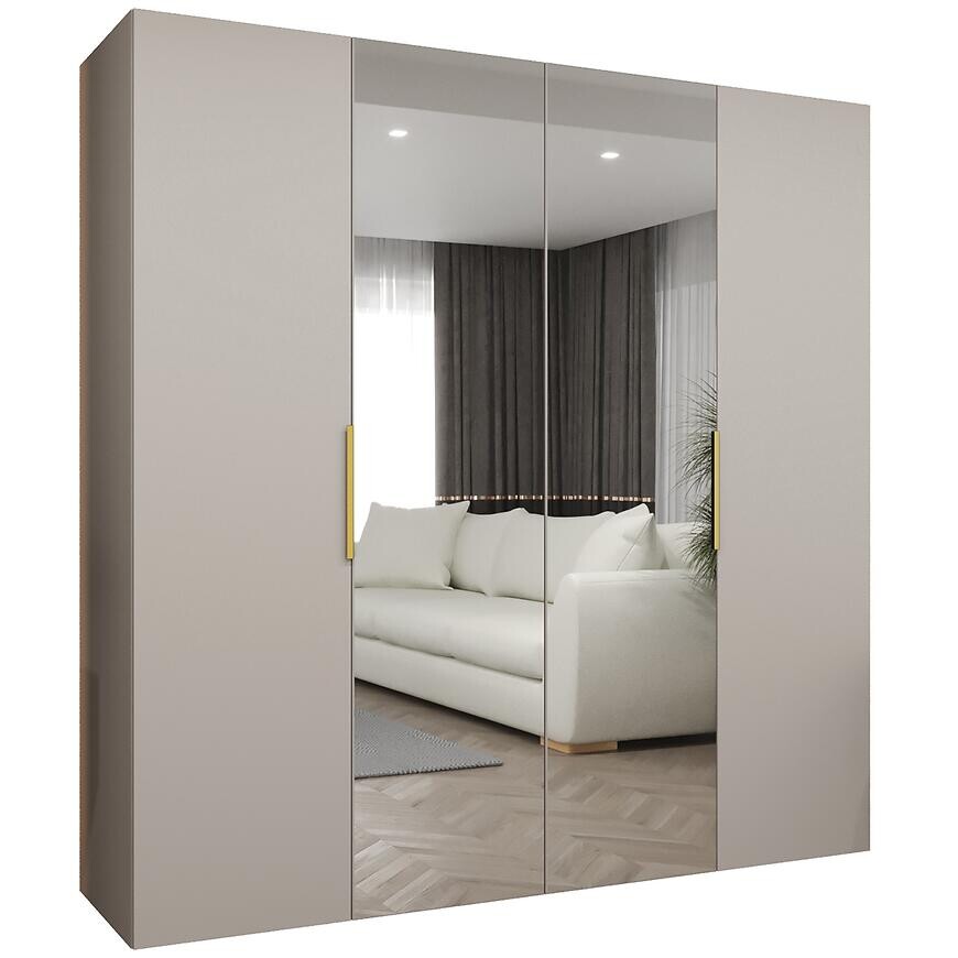 Skriňa Marbella II 200 kašmír/zlatá