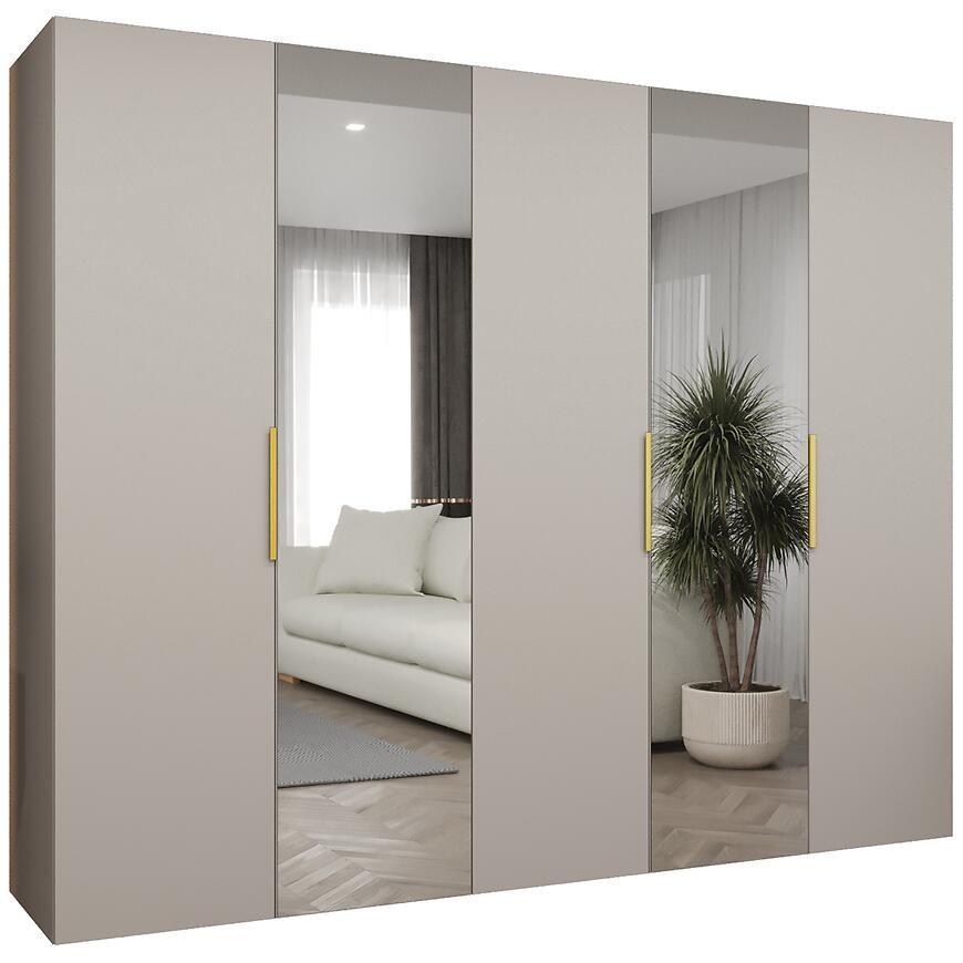 Skriňa Marbella II 250 kašmír/zlatá