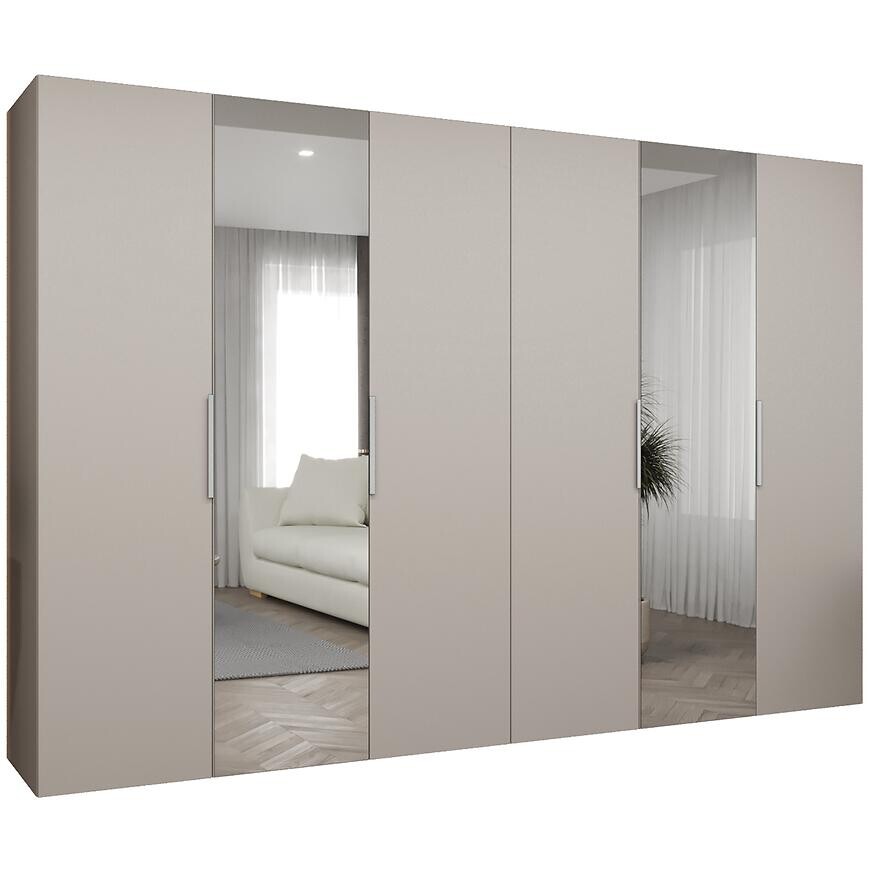 Skriňa Marbella II 300 kašmír/strieborný