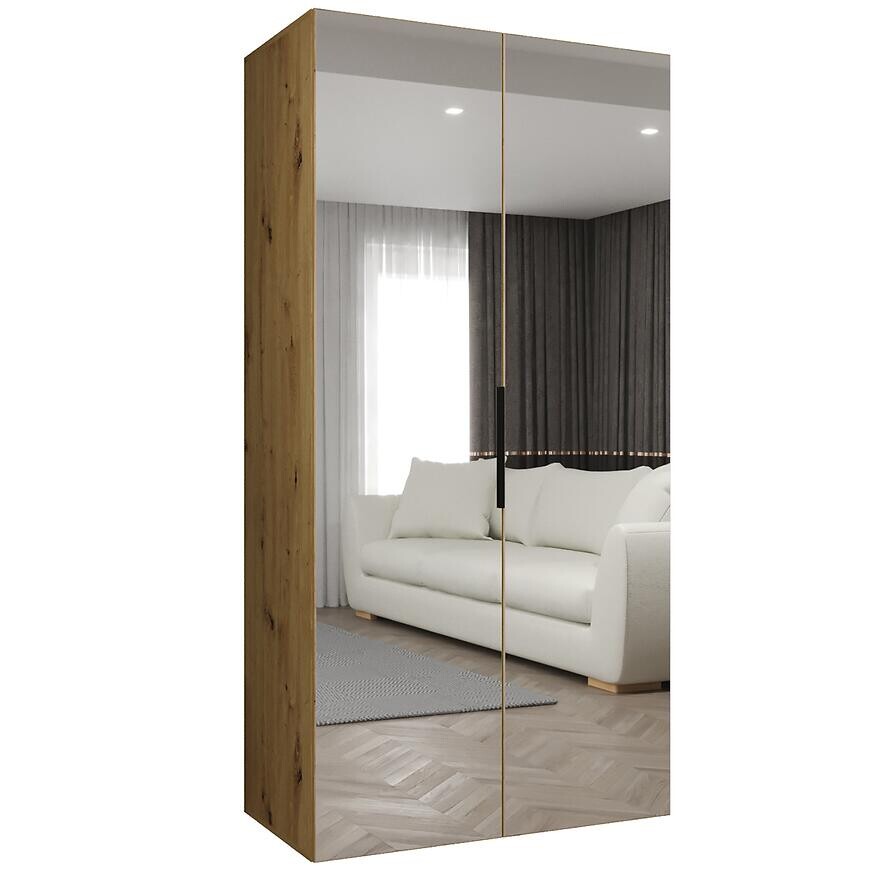 Skriňa Marbella III 100 artisan čierna