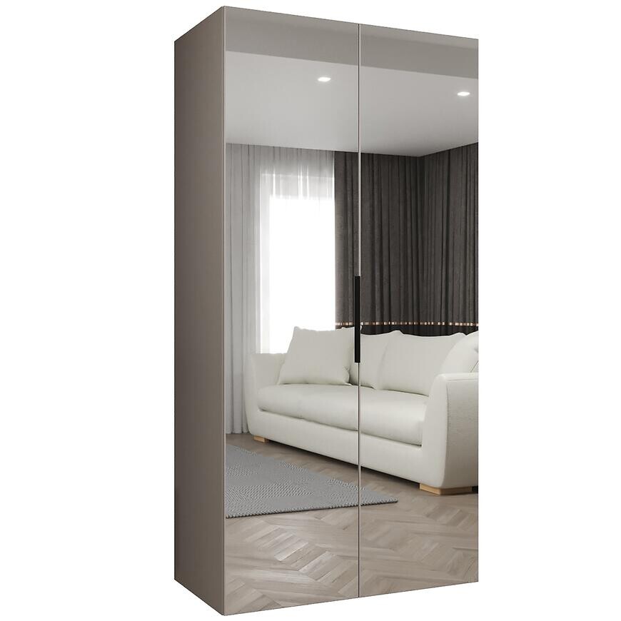 Skriňa Marbella III 100 kašmír/čierna