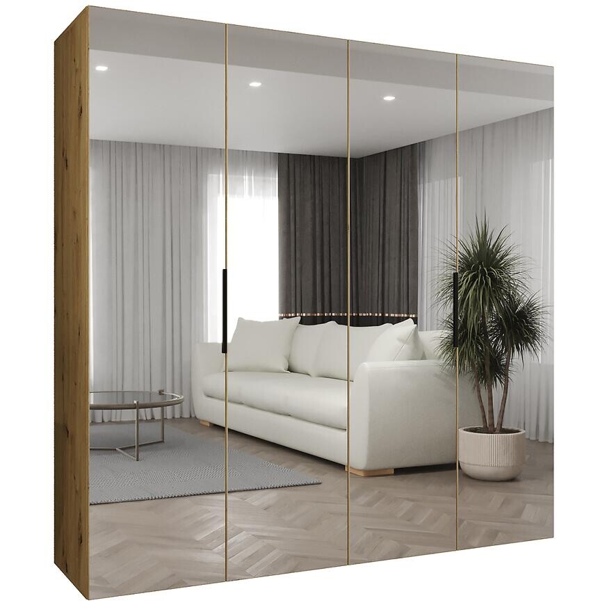 Skriňa Marbella III 200 artisan čierna