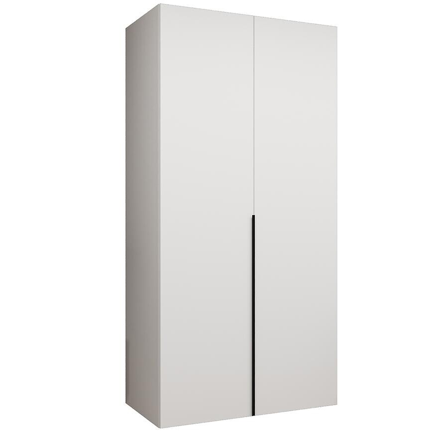 Skriňa Alicante I 100 biela/čierna