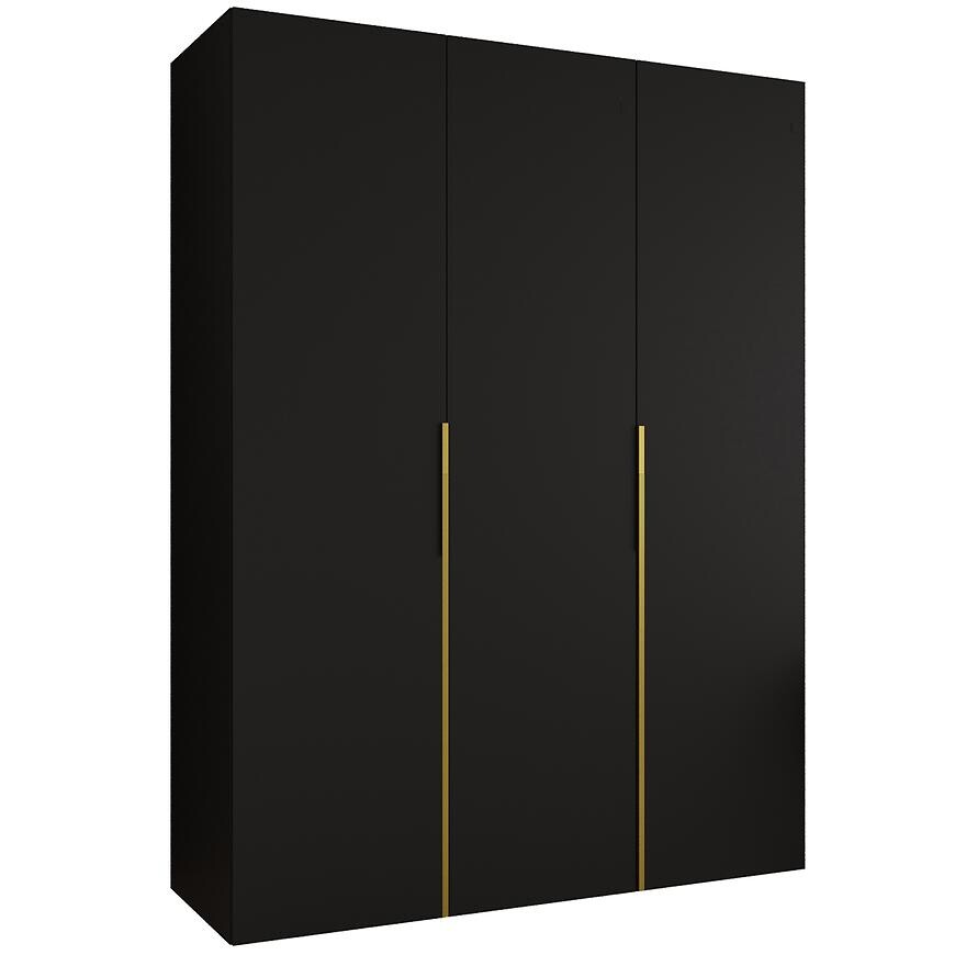 Skriňa Alicante I 150 čierna/zlatá