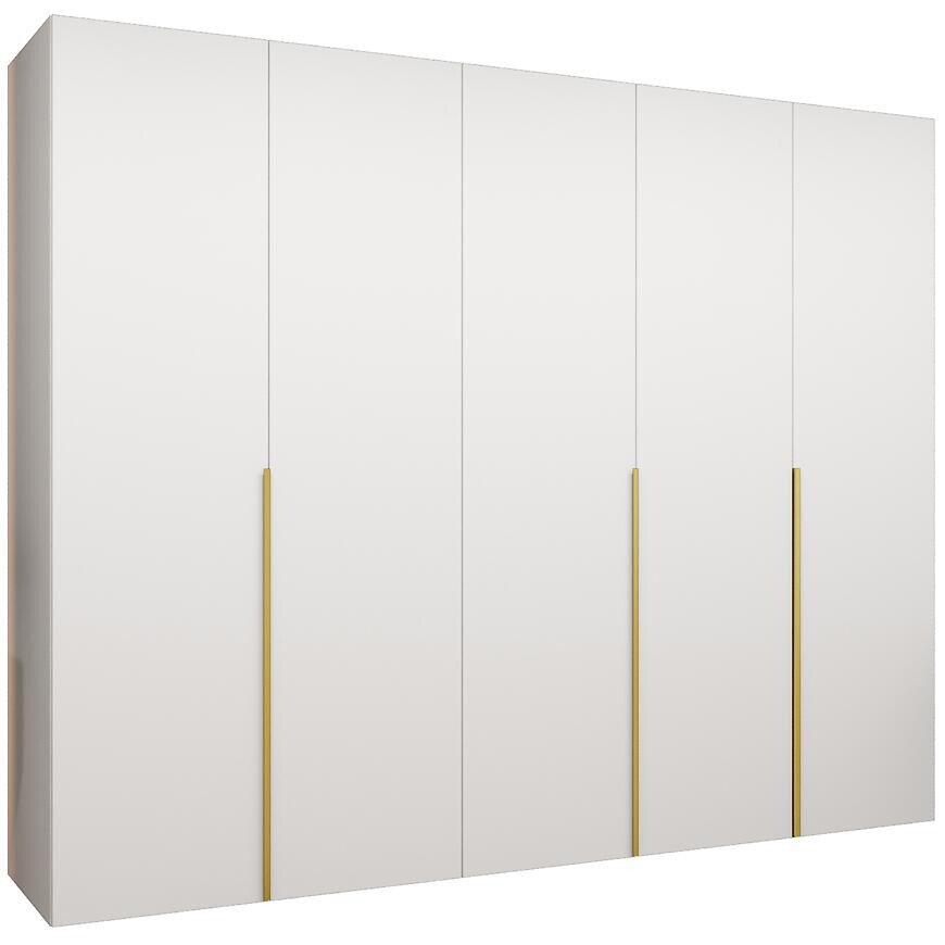 Skriňa Alicante I 250 biela/zlatá