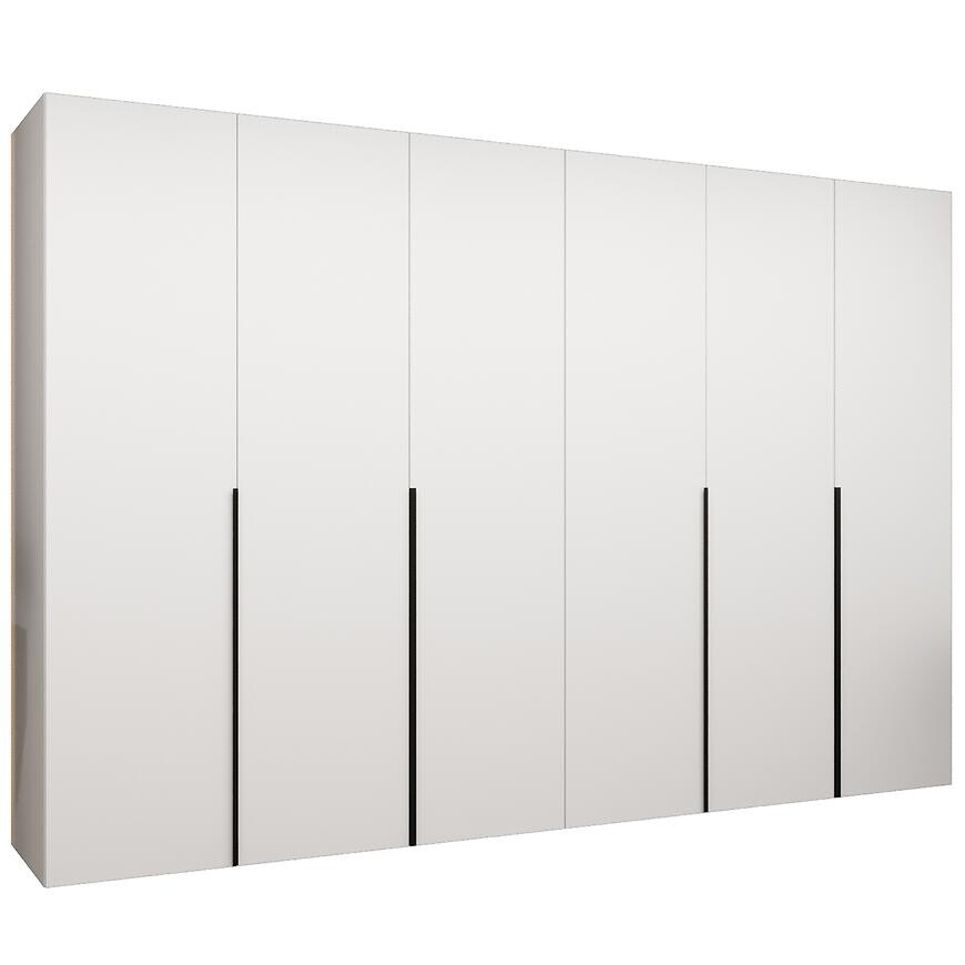 Skriňa Alicante I 300 biela/čierna