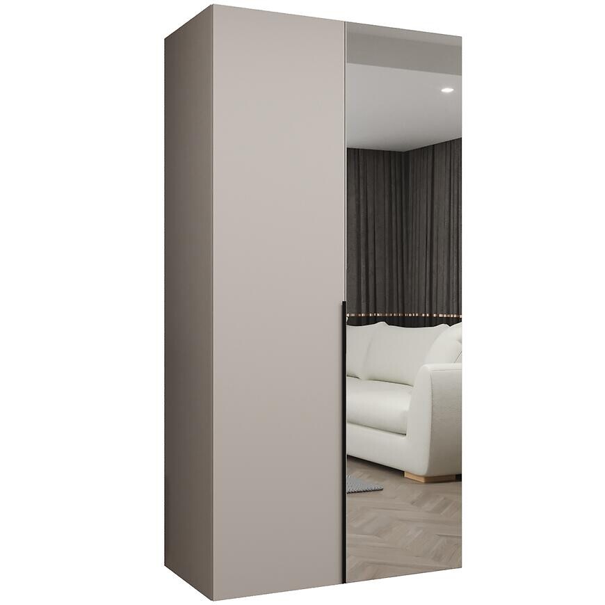 Skriňa Alicante II 100 kašmír/čierna