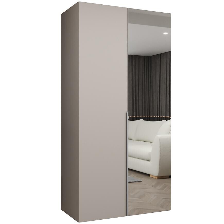 Skriňa Alicante II 100 kašmír/strieborný