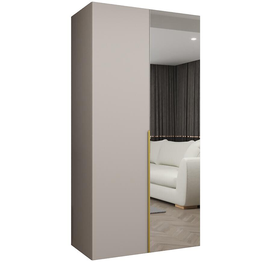 Skriňa Alicante II 100 kašmír/zlatá