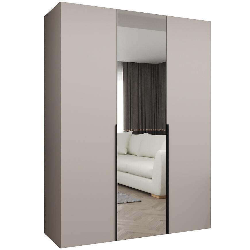 Skriňa Alicante II 150 kašmír/čierna