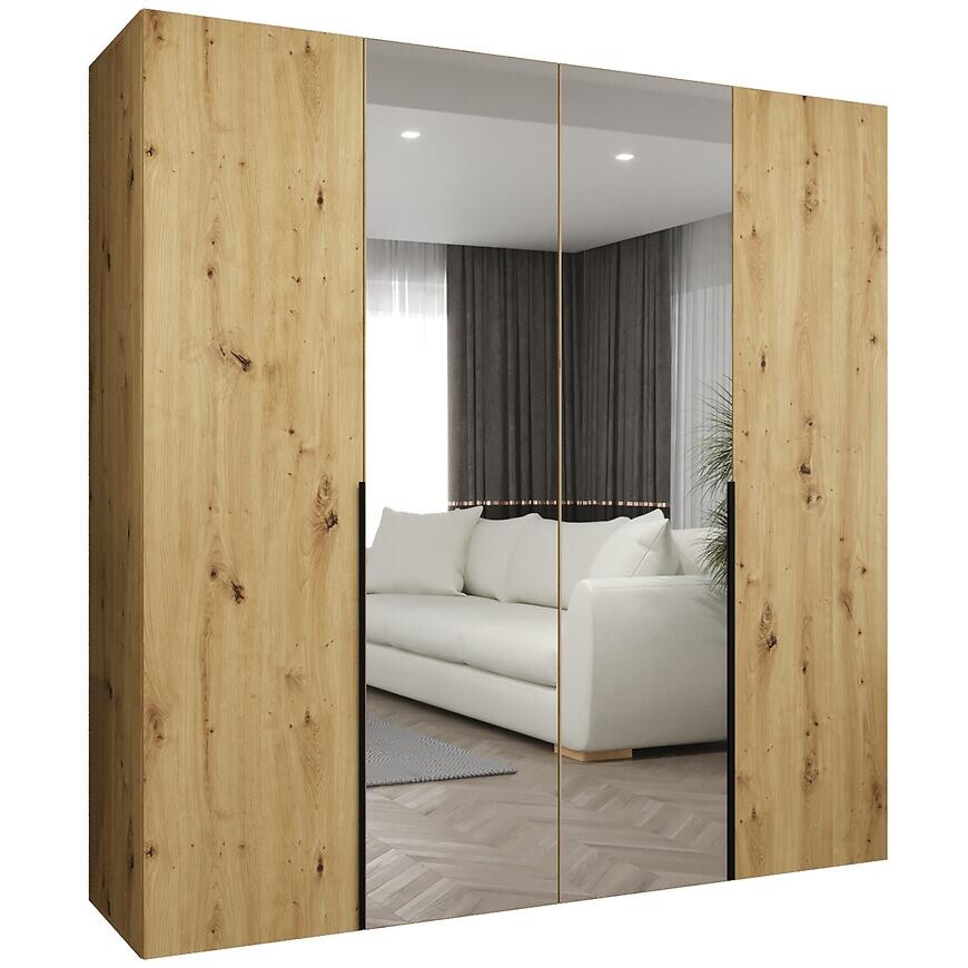 Skriňa Alicante II 200 artisan čierna