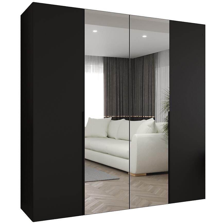 Skriňa Alicante II 200 čierna