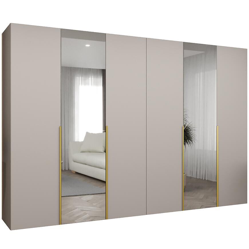 Skriňa Alicante II 300 kašmír/zlatá