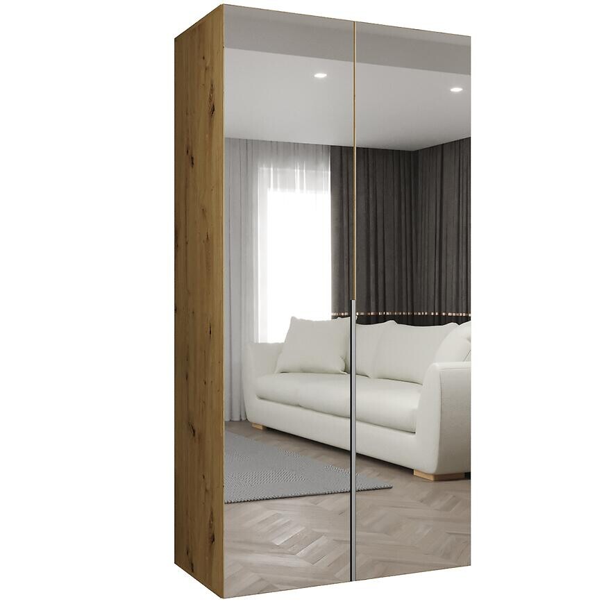 Skriňa Alicante III 100 artisan strieborný