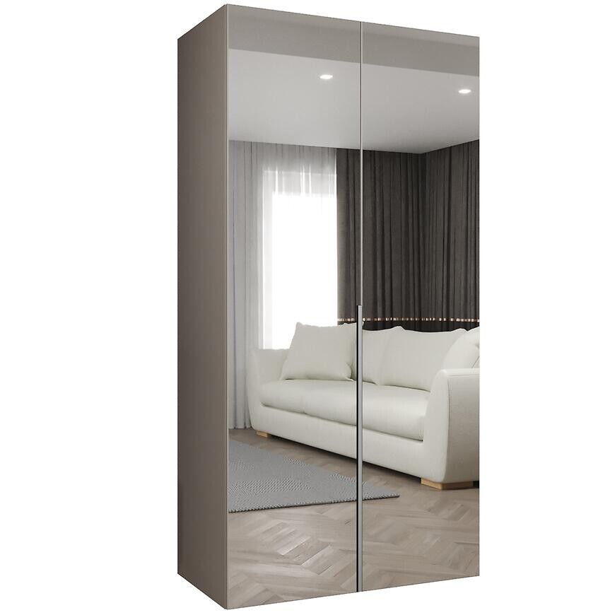 Skriňa Alicante III 100 kašmír/strieborný