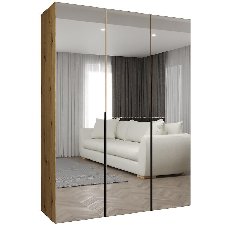 Skriňa Alicante III 150 artisan čierna