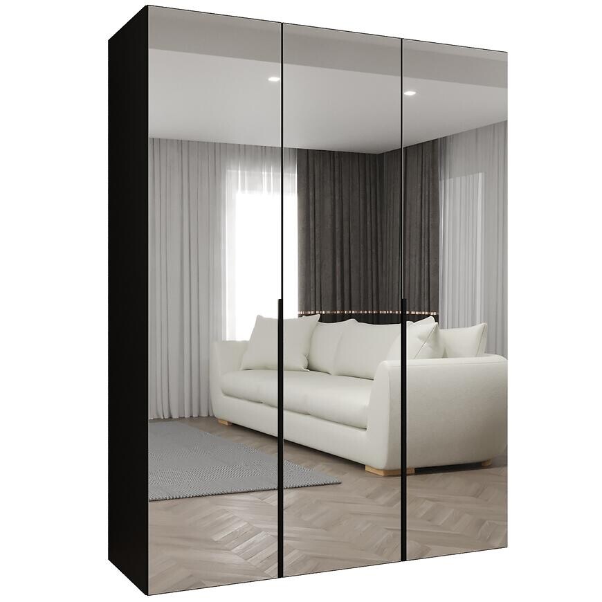 Skriňa Alicante III 150 čierna