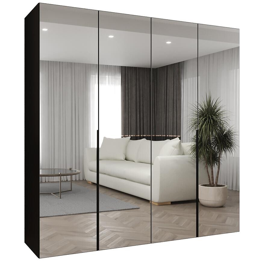 Skriňa Alicante III 200 čierna