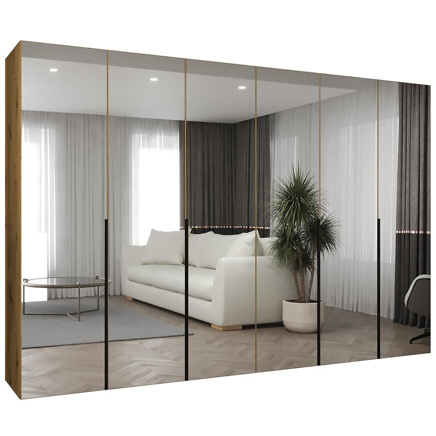 Skriňa Alicante III 300 artisan čierna