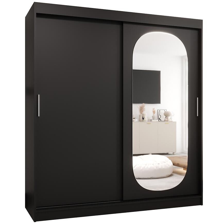 Skriňa Royal 180 čierna