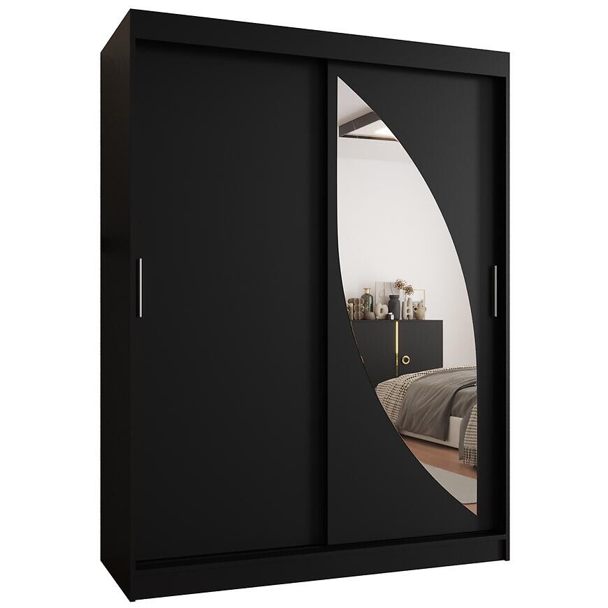 Skriňa Milo 180 čierna