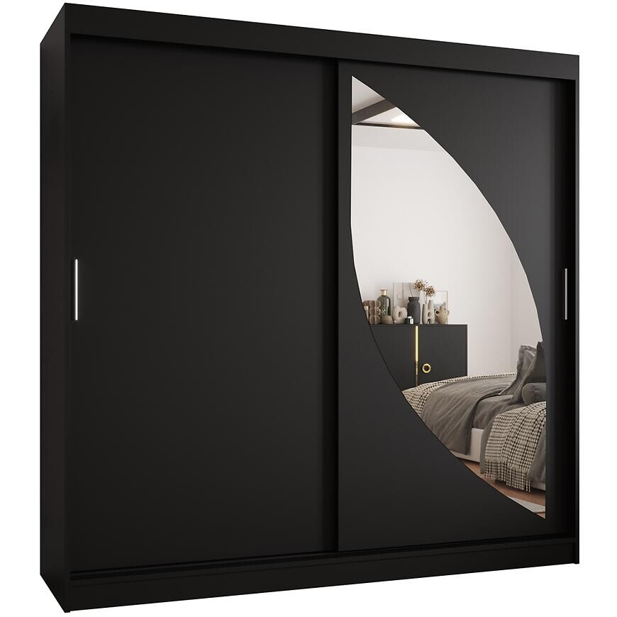 Skriňa Milo 200 čierna