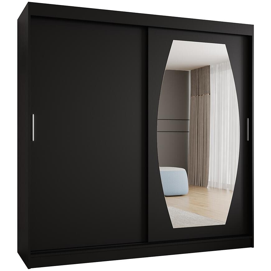 Skriňa Rossa 200 čierna