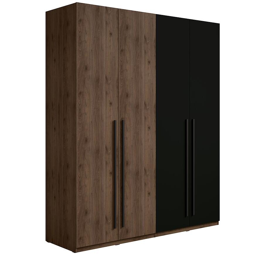 Skriňa Wenecja 20 orech elegant/čierna onyx