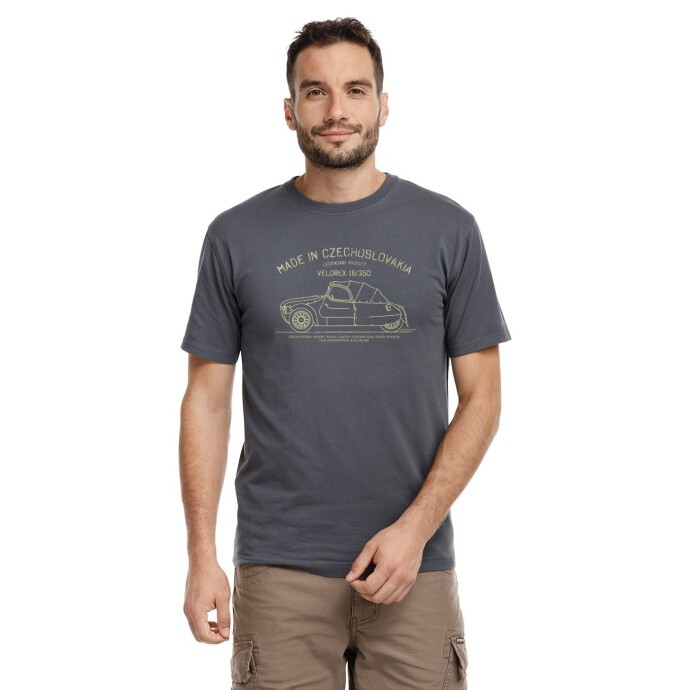 Bushman Pánske tričko Legend Velorex, tmavošedé M