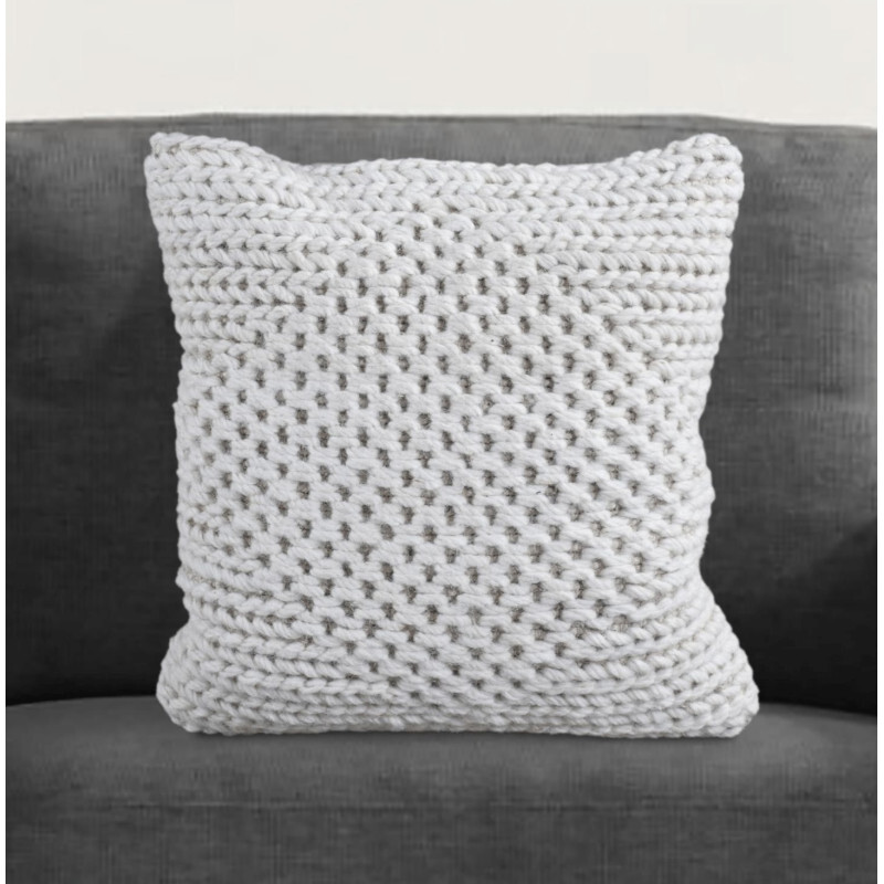 indickynabytok.sk - Vankúš SEBAKWE 45x45 cm z pravej vlny a juty